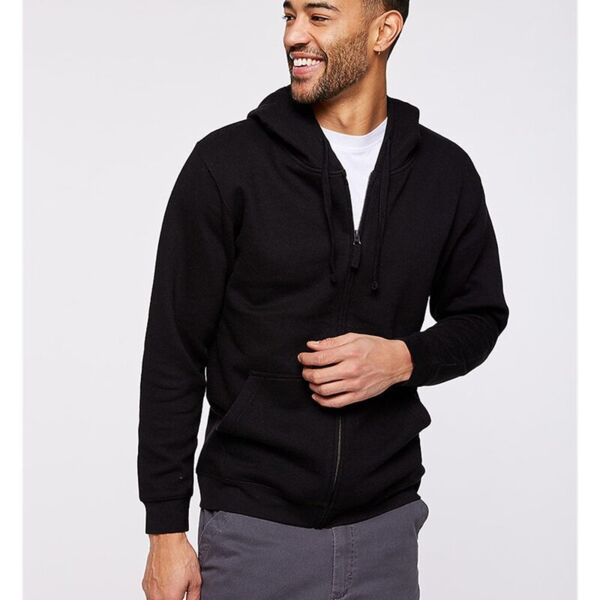 Unisex Full-Zip Fleece Hoodie Sweatshirt Thumbnail