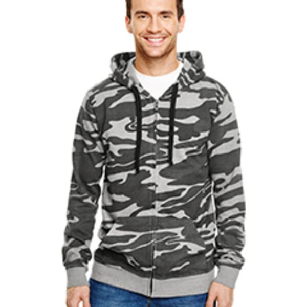 Men's  French Terry Full-Zip Hooded Sweatshirt Thumbnail